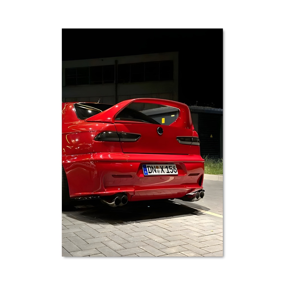Poster Ferrari à Los Santos – affiche Alfa Romeo